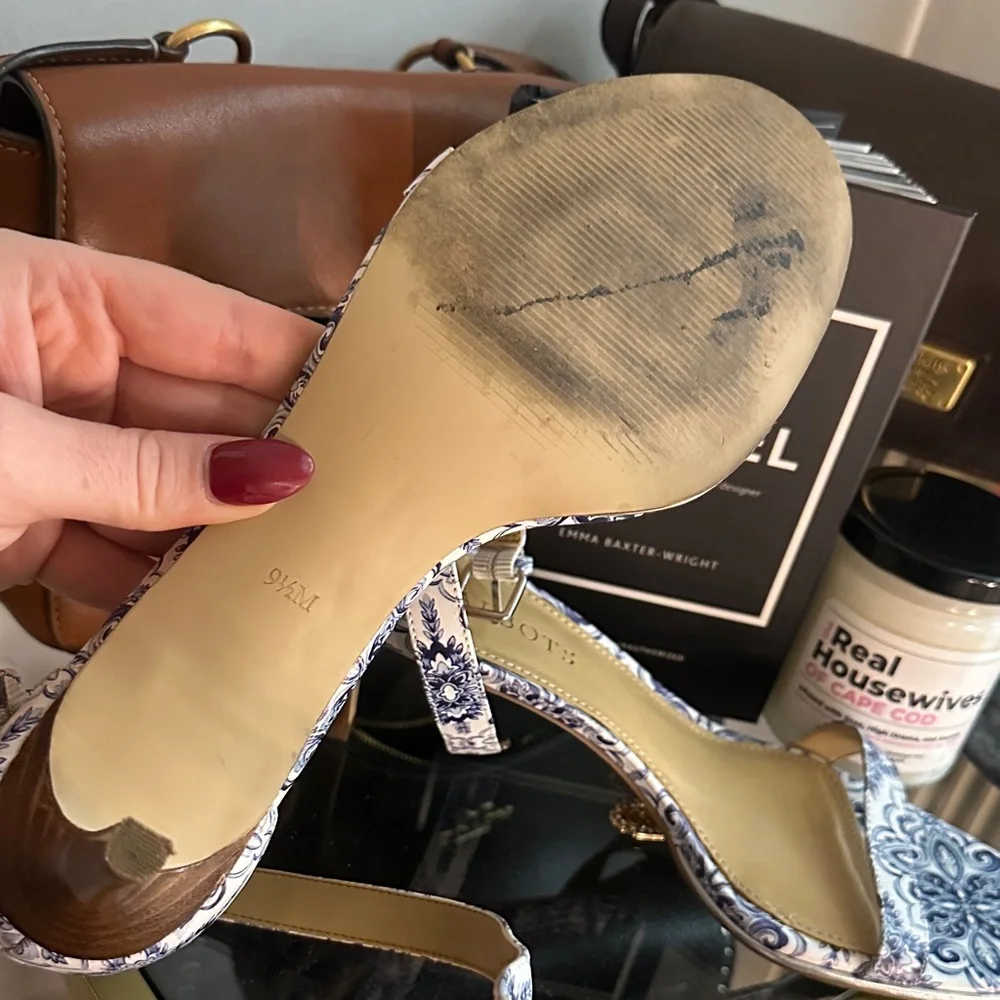 Talbots Indigo Patterned pumps - Picture 4 of 5